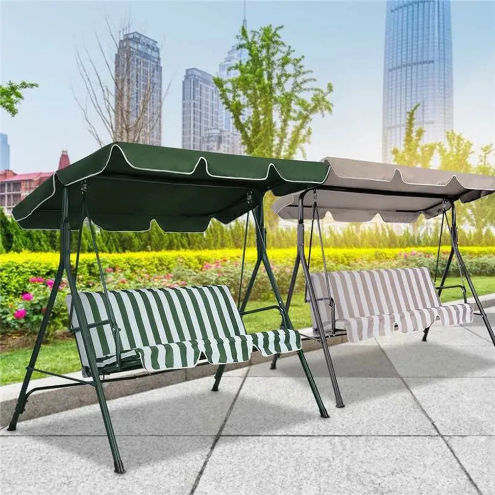 Seater Size Outdoor Garden Patio Swing Sunshade Cover Canopy Seat Top Cover courtyard waterproof swing sunshade