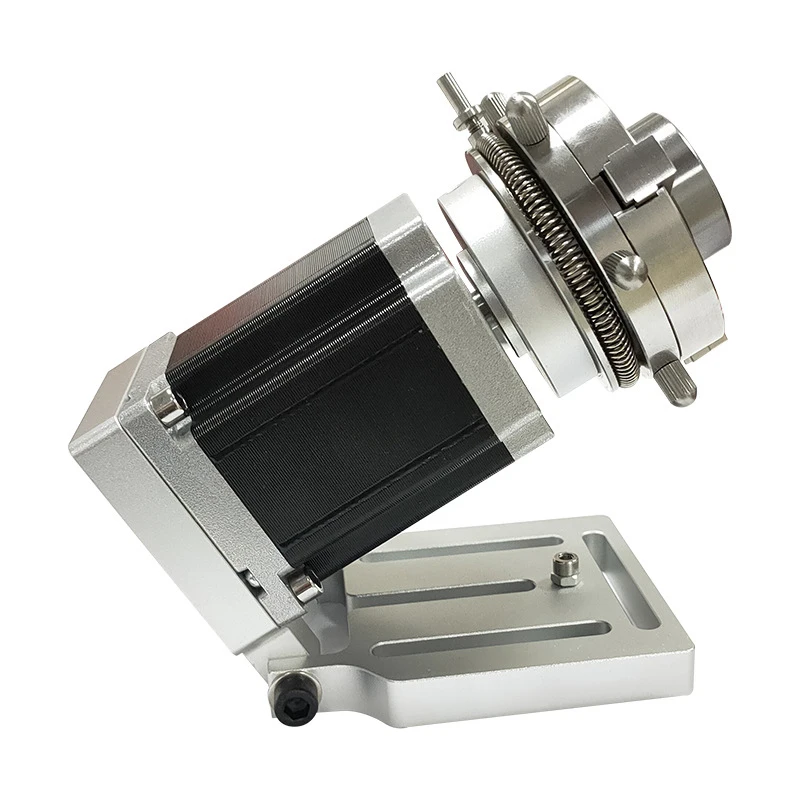 HT-69 Mini Self-locking Rotary Clamp Laser Marking Machine Welding Machine Rotating Shaft Ring Bracelet Rotating Marking Chuck