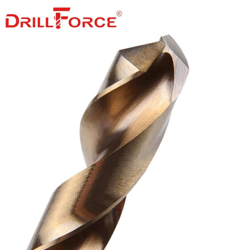 1PC 6mm-40mm HSSCO Cobalt Taper Shank Twist Drill Bit(6/7/8/9/10/11/12/13/14/15/16/17/18/19/20/21/22/23/24/25/26/27/28/30/40mm)