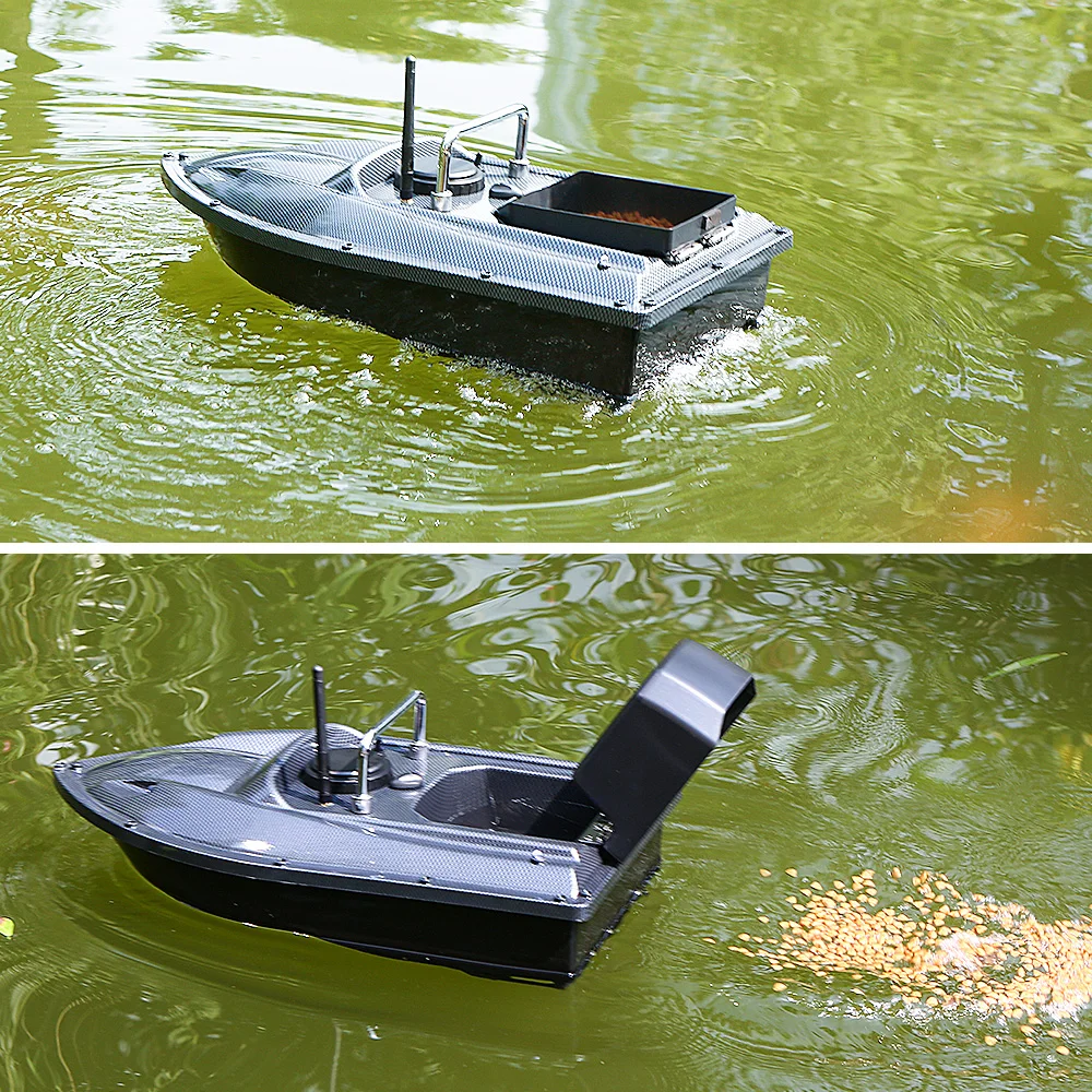 RC Bait Boat C118 Wireless Intelligent Remote Control Fishing Boat 500M Night Light Lure Fishing Ship One Key Fixed Speed Cruise