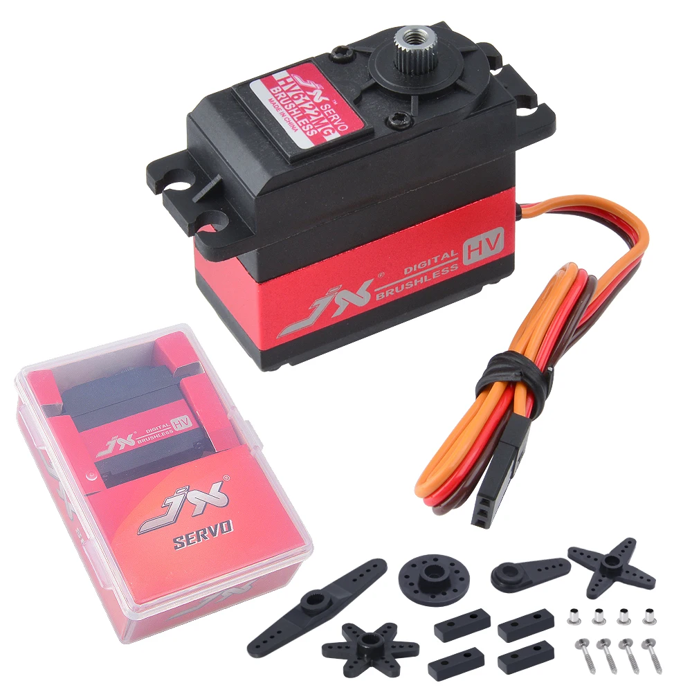 

JX Servo BLS-HV6122MG 22KGHigh Precision Metal Gear High Voltage Brushless Digital Standard For For RC Car Helicopter