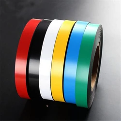 Magnetic Strip 1000mm*20mm*1mm Flexible Magnetic Label Fridge Magnets Labels Holder Home Application 6 color Available