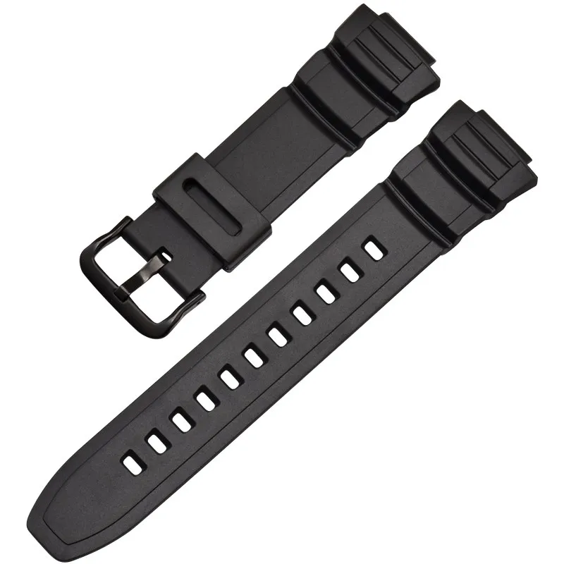 Rubber Watch Strap for Watchband MCW-100 Mcw110 W-S220 AE-2000W HDD-S100 16mm Resin Sport Waterproof TPU Watch Accessories