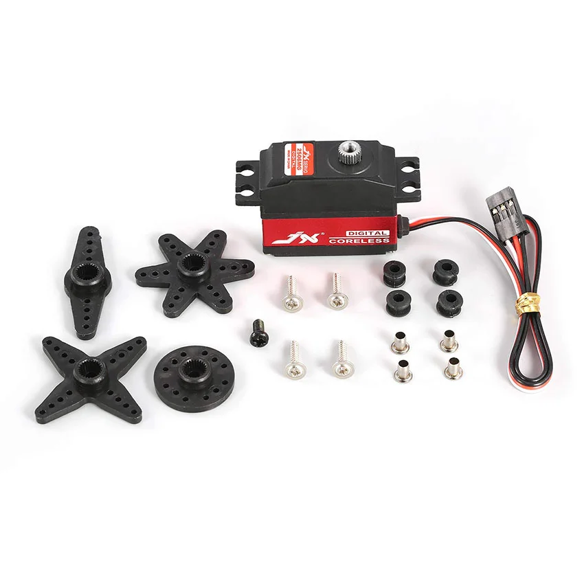 

JX Servo PDI-2506MG 25g 6.6kg Metal Gear Digital Coreless Servo For 1/10 1/8 RC Helicopter Fixed-wing Airplane Parts