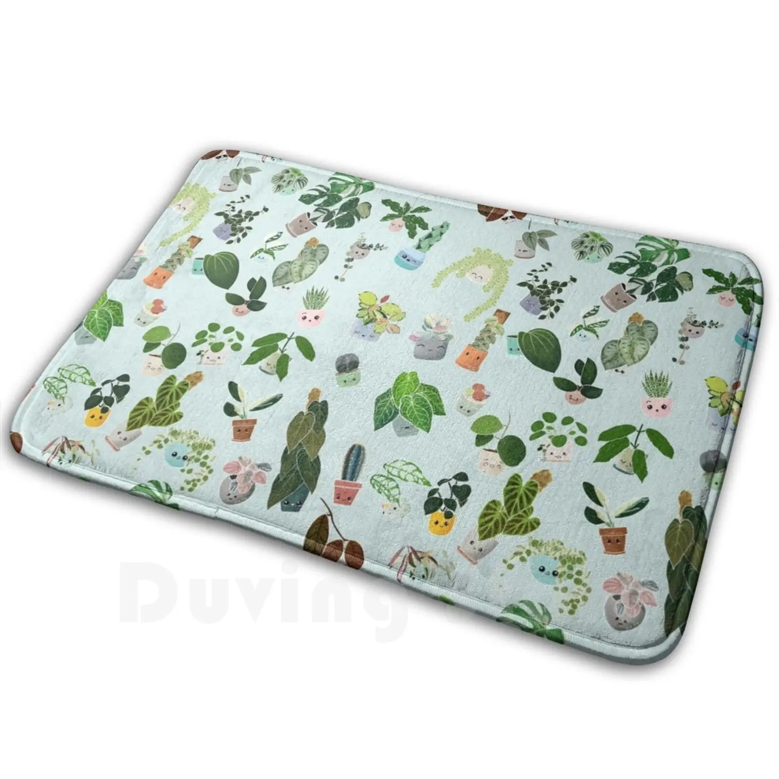 Plant Addict Confetti Carpet Mat Rug Cushion Soft Houseplants Kuwaii Cute Plants Plant Lady Plant Mom Plant