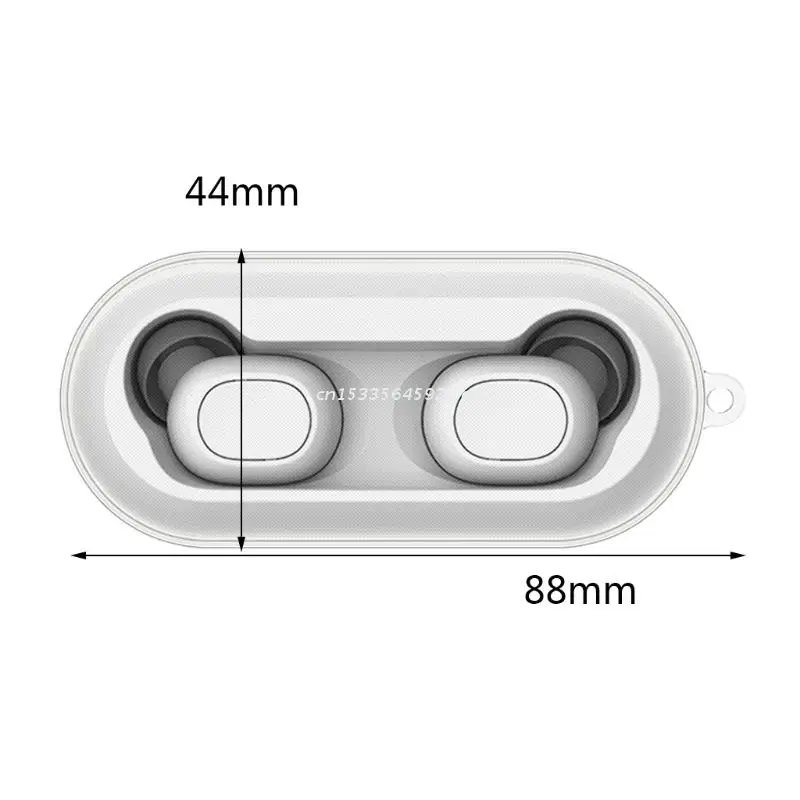QCY T1C Wireless Headphone TPU Transparent Cover Earphone Case Dropship