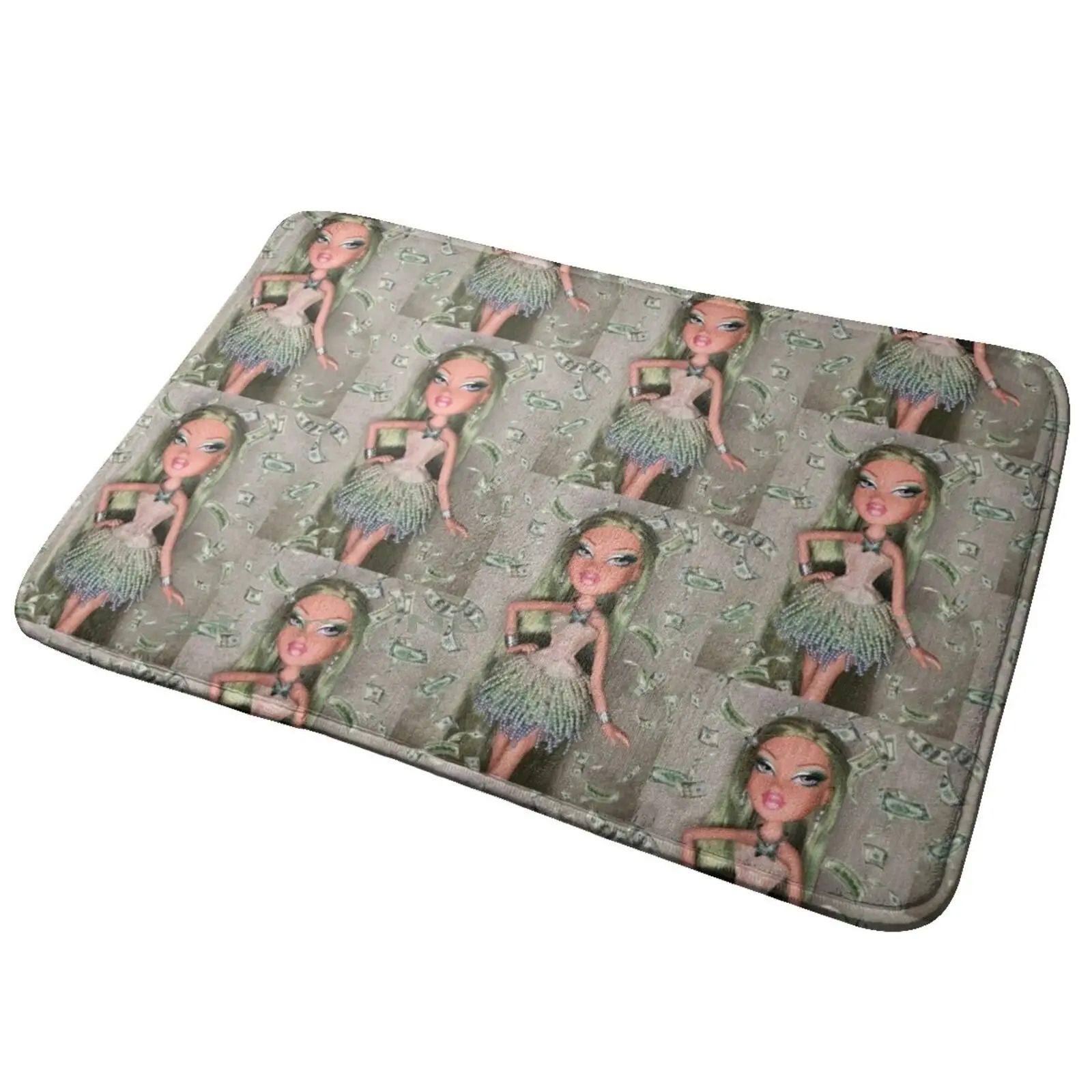 Bratz Money ( @bratz.blush ) Entrance Door Mat Bath Mat Rug Band Music Hard Pop And Roll Royal British Great Britain Uk United