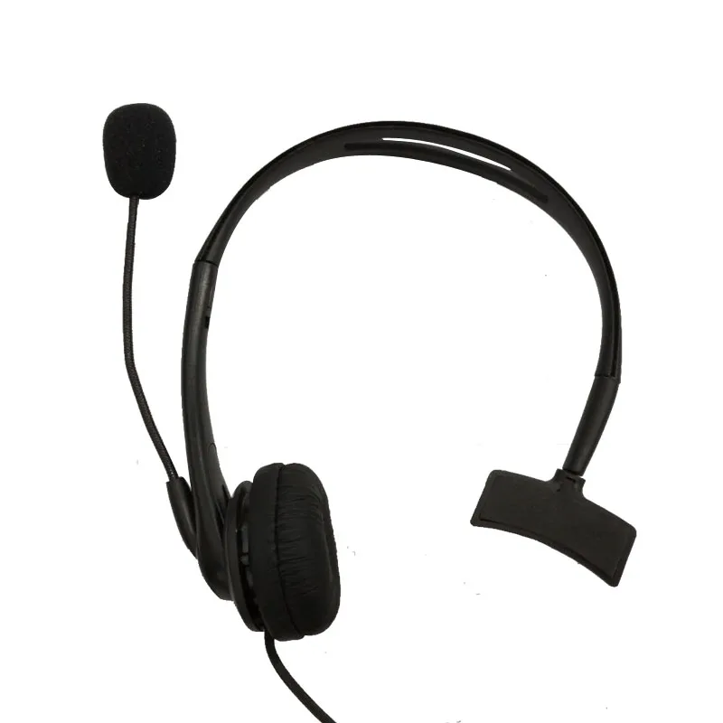 Over-the-Head Earpiece Headset Swivel Boom Microphone Noise Cancelling For Kenwood Walkie Talkie For Baofeng UV-5R Ham Radio