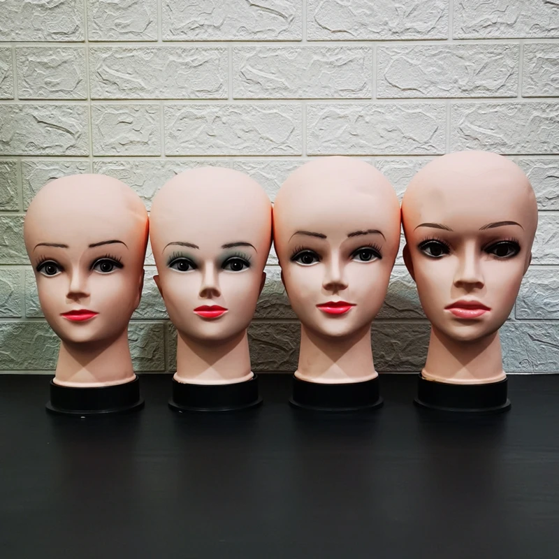 

Men's and Women's Head Mannequin Processing Hat Wig Head Model Fake Head Display Makeup and Prickable Needles