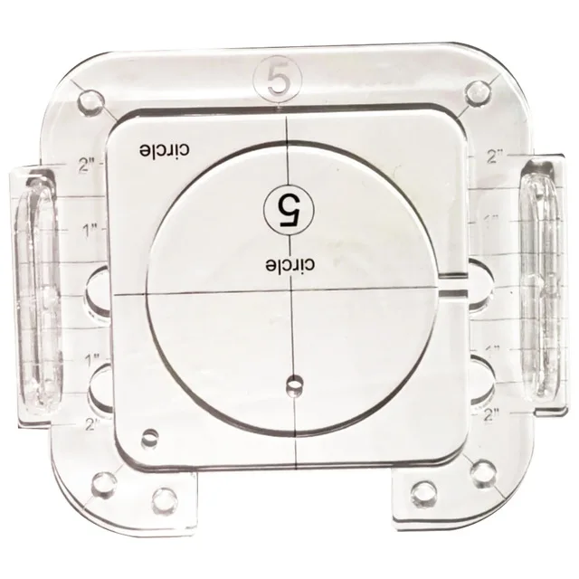 Free Motion Quilting Template Series 5 with Quilting Frame for Domestic Sewing Machine TK and (Q5-05)