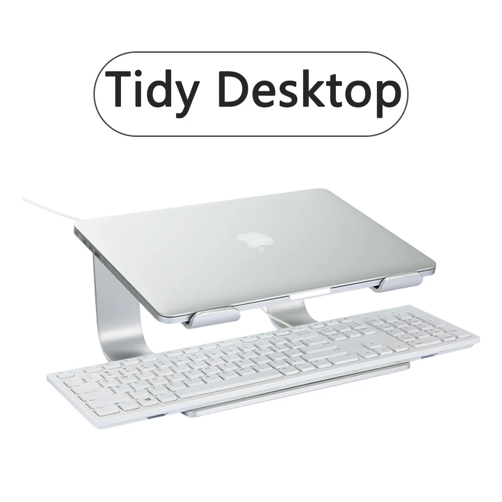 Laptop-Ständer, ergonomischer Computerständer aus Aluminiumlegierung, abnehmbarer Laptop-Riser, Notebook-Halter, Ständer, kompatibel mit MacBook Pro 16 – Detail 5