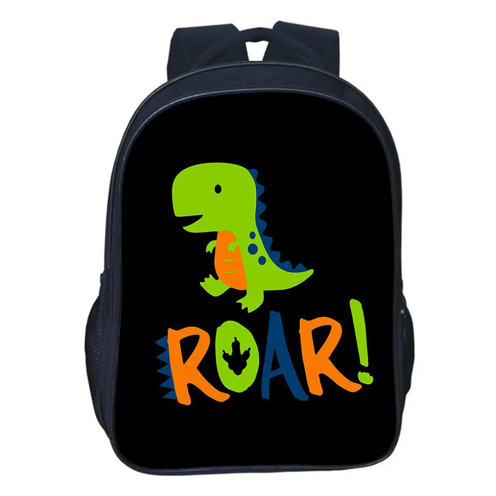 

Dinosaur Printed School Bag Backpack Teens Storage Bag Travel Bags 16 Inches School Bag Children Rucksack Casual Bag Mochila