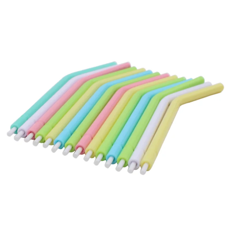 250 pcs Disposable Nozzles Tips for Dental Triple Air Water Syringe 3 Way Syringe Transparent Color Tips Dentist Tools Lab