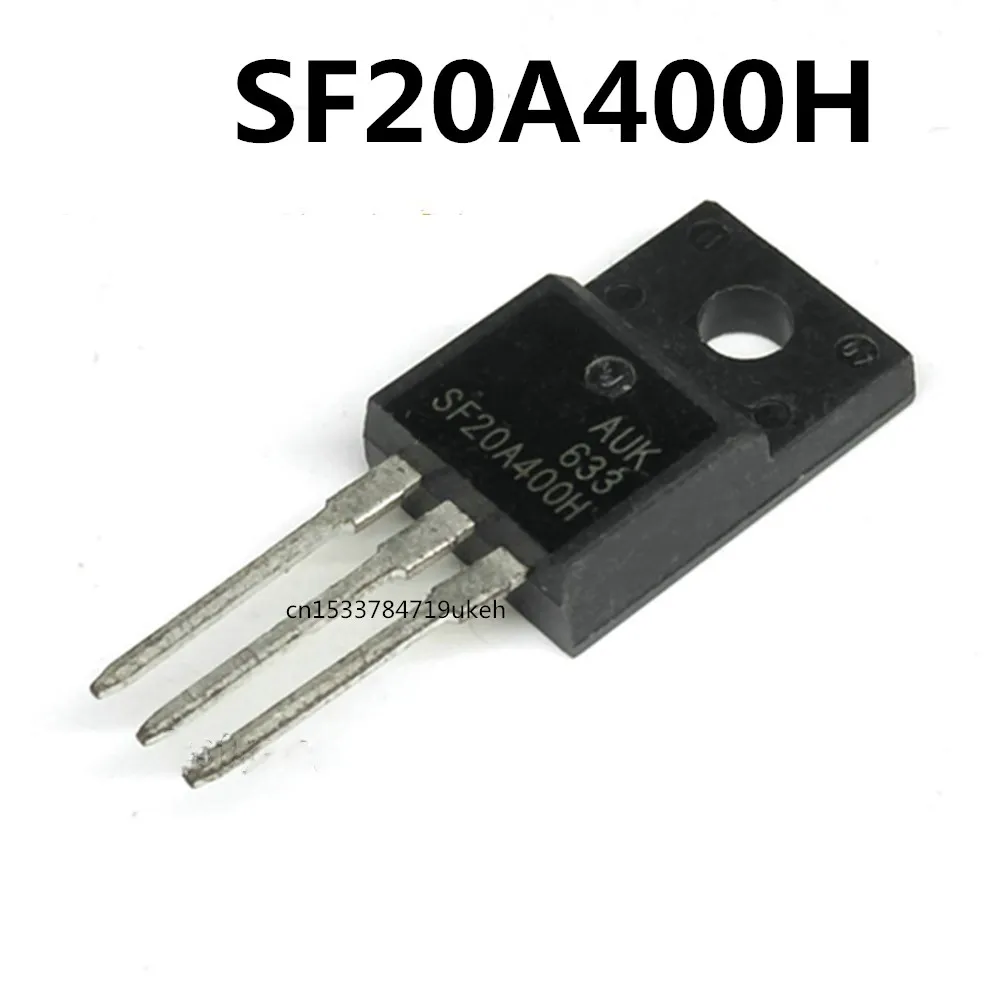 5 peças originais/sf20a400h TO-220F 400v 10a