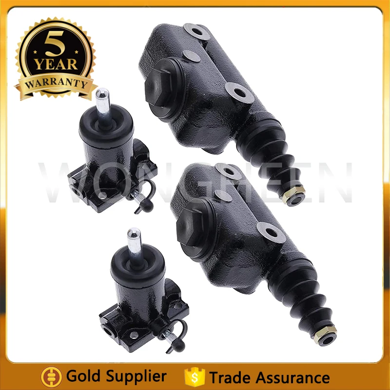 2PCS Brake M aster & Slave Cylinder A51976 L25419 Kit For Case 450C 480B 580B 580C 584D 585D 586E