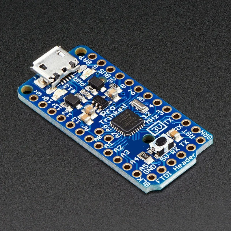 AVR Pro Trinket 3V 12MHz 38mm x 18mm x 2mm board with ATmega328P