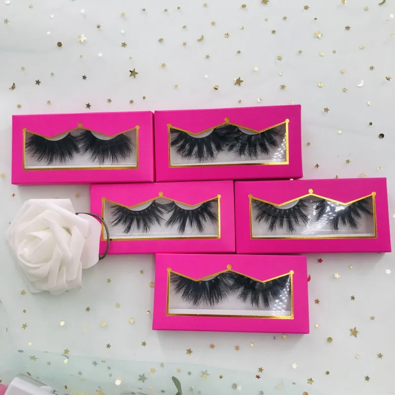 30 pairs wholesales mix style 25mm mink lashes 5D eyelashes