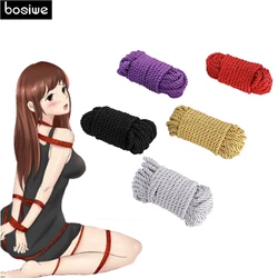 10M Miękki jedwab Bondage Rope Bdsm Restraint Slave Roleplay Sex Toys Kit Couples Adult Game Product Erotic Fetish Harness Toys