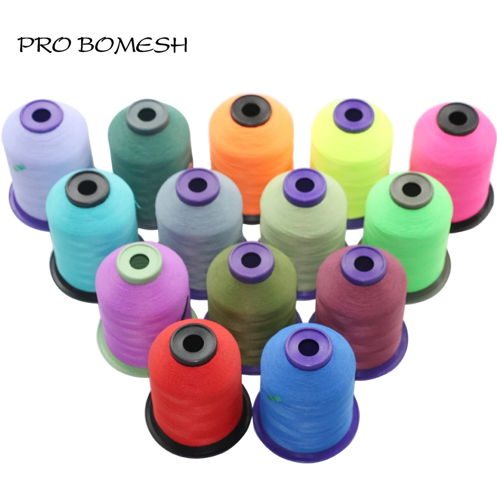 Pro Bomesh 1pcs 150D SIze C 2000m 14 Colors NCP Thread Wrap Guide Refit Repair Rod Component DIY Rod Building Accessory Pole
