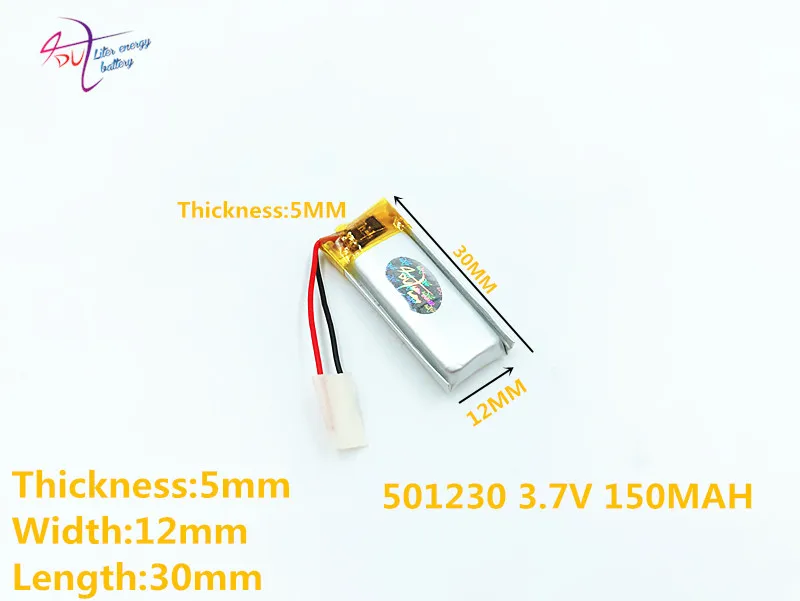 051230 501230 150mah BT150 auriculares Bluetooth 3,7 V batería de polímero de litio