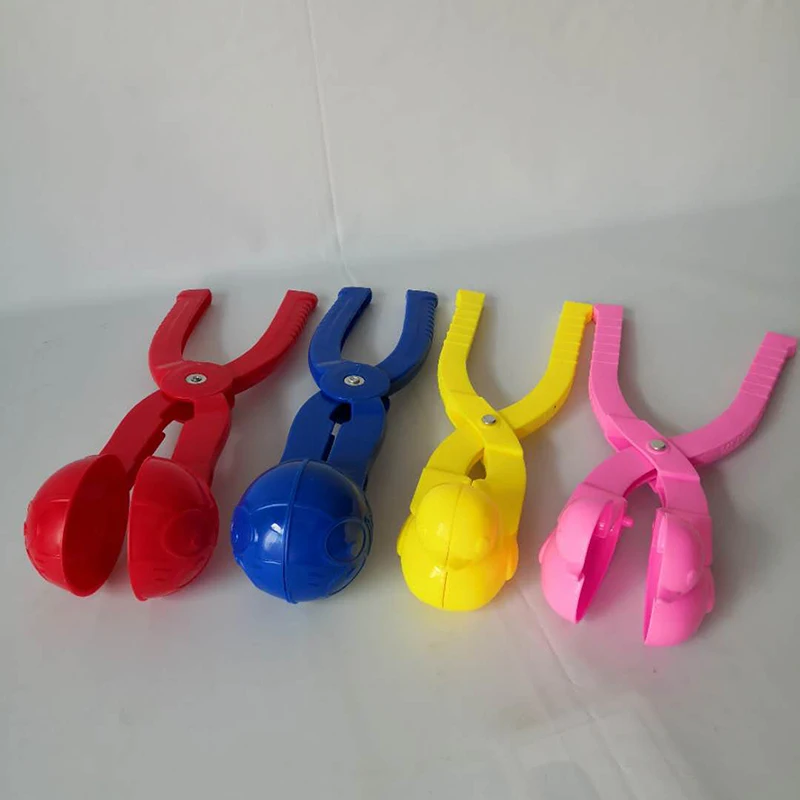 3PCS Random Color Snowball Clip Toys for Adults and Kids, Outdoor Sports, Winter