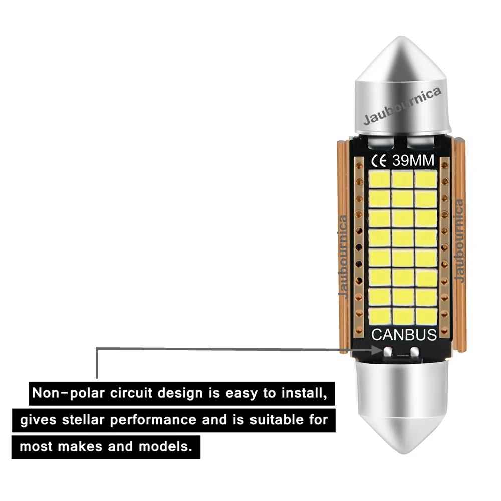 C5W LED Festoon Led Bulb 31mm 36mm 39mm 41mm C10W C3W Super Bright Car Dome Light Canbus Auto Interior Reading Lamp White 12V