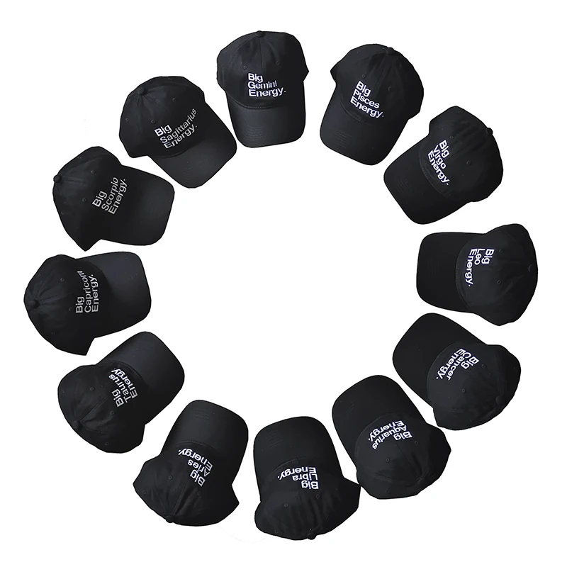 New Unisex Twelve Constellations Baseball Cap Men Women Couple Outdoor Leisure Sports Adjustable Trucker Dad Hat