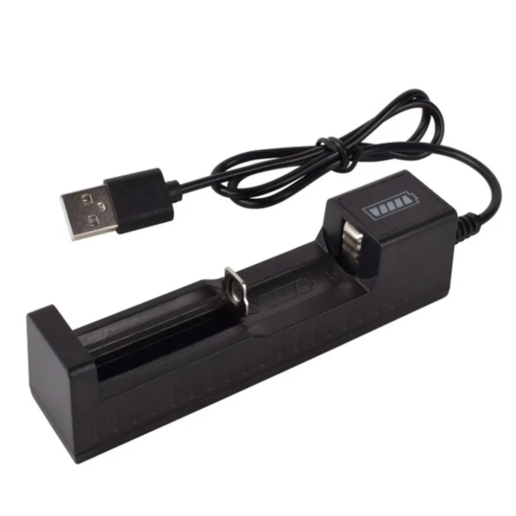 Batteria al litio caricabatterie Android Usb accessori torcia abbagliante caricabatterie 18650 caricabatterie 26650 Smart 3.7v al litio