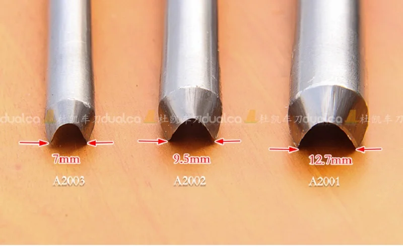 New 3 Size HSS Bowl Gouge Set Wood Lathe Turning HSS Woodturning Woodworking A2001 A2002  A2003