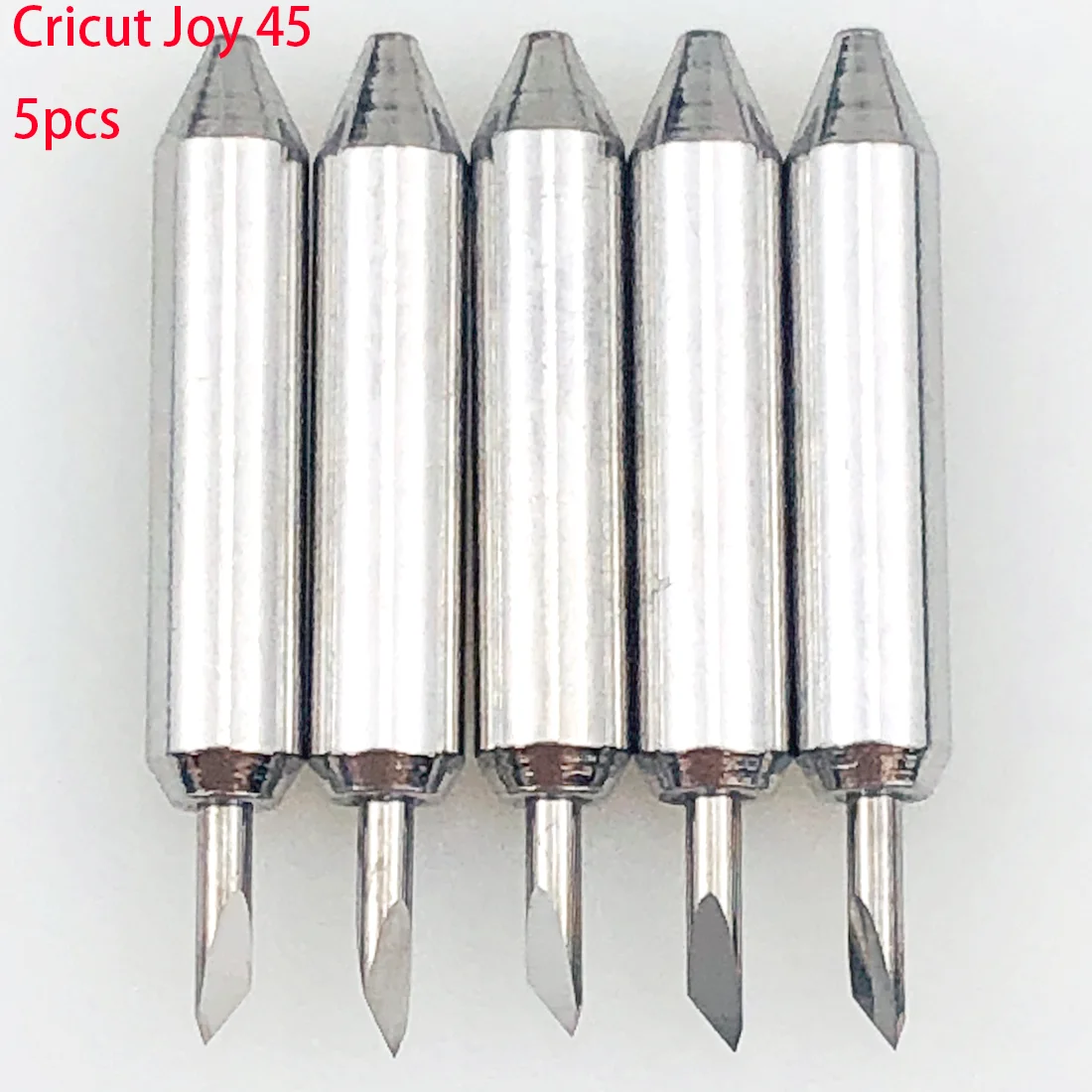 10pcs 45 Degree Plotter Blades Vinyl Cutter Knife for Cricut Joy Cutting Blade Carving Tool + 1pc Blade Holder Universal