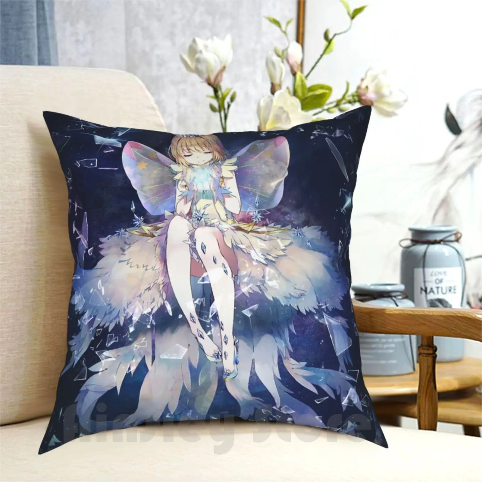 Sakura Kinomoto Pillow Case Printed Home Soft DIY Pillow cover Cardcaptor Sakura Sakura Animates Shojo Movie Magical Girl