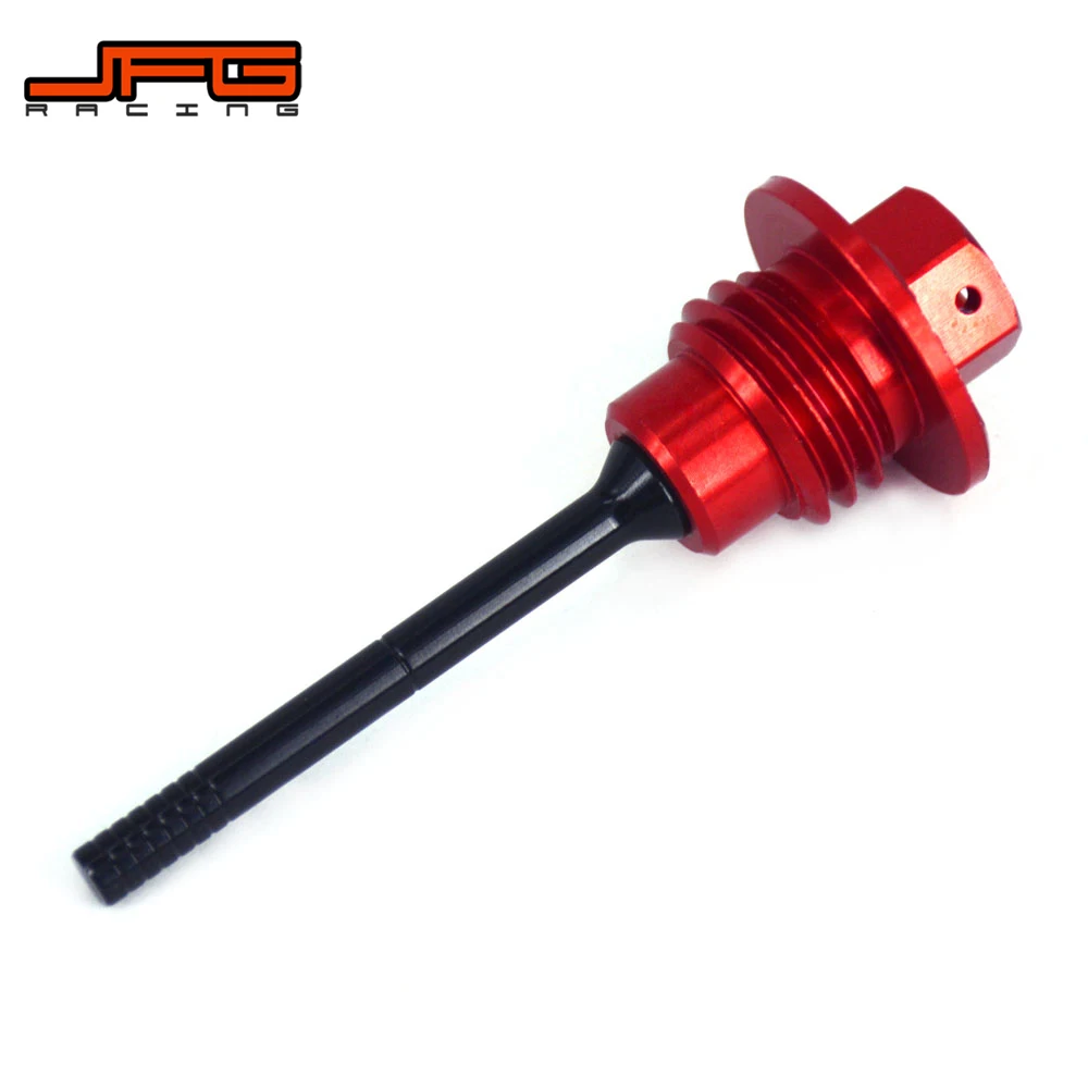 Motorcycle CNC Engine Oil Dipstick Dip Stick Plug For HONDA CRF450 R CRF250R CRF250X CRF 250R 250X 450R 2005-2016 JFG