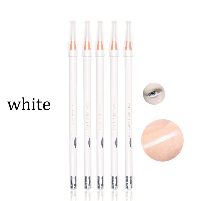 

2Pcs Eyebrow Pencil Beauty Natural Long Lasting 1818 Microblading Waterproof Lasting Soft Coloured White Microblading Accessory