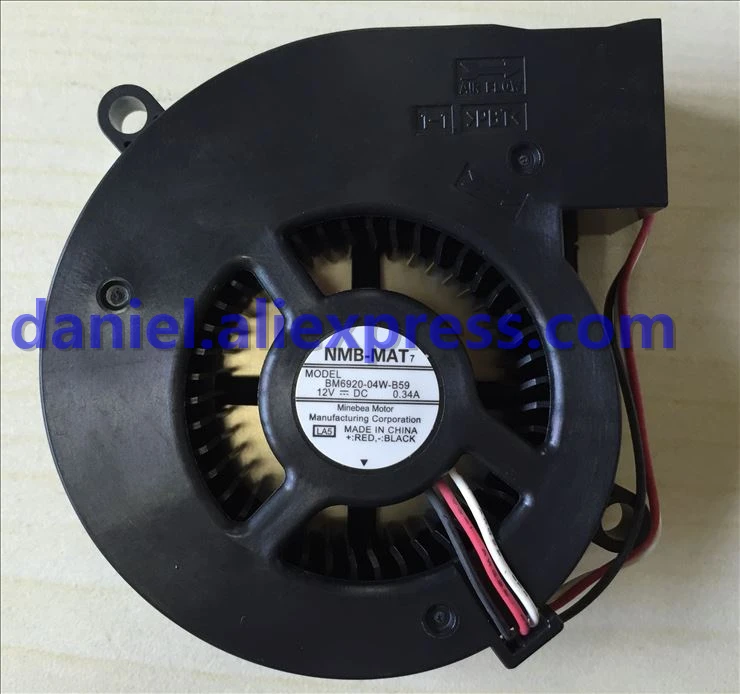 NMB BM6920-04W-B59  12V 0.34A 7020 Epson EB-S6/W6/X6 Projector Fan