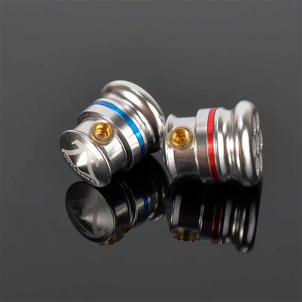 MusicMaker TONEKING TY2 Pro Earbud Full Metal Housing Coaxial Double Dynamic HIFI Fever Metal Earbud MMCX Earphone