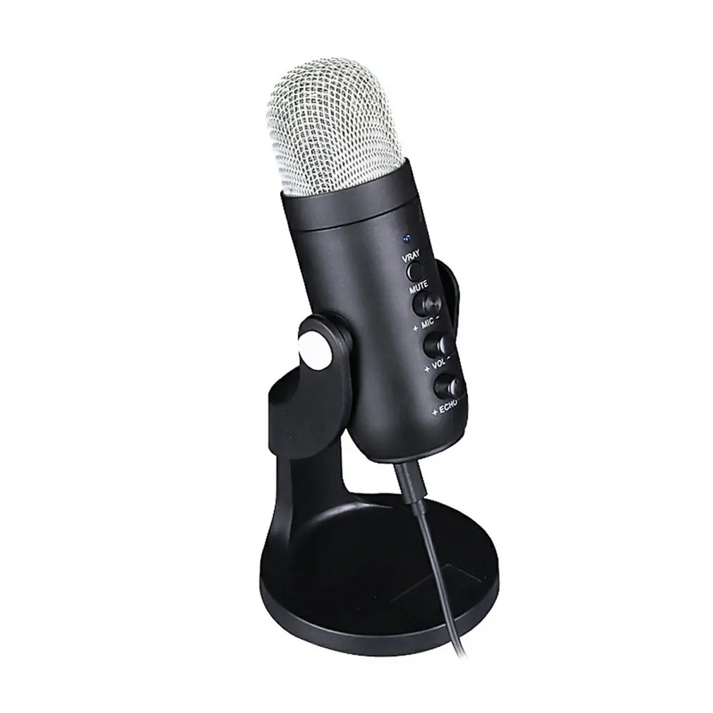 

USB Condenser Microphone for Computer USB PC Microphone Mic Stand POP Filter to Gaming Streaming Podcasting Recording Headphone