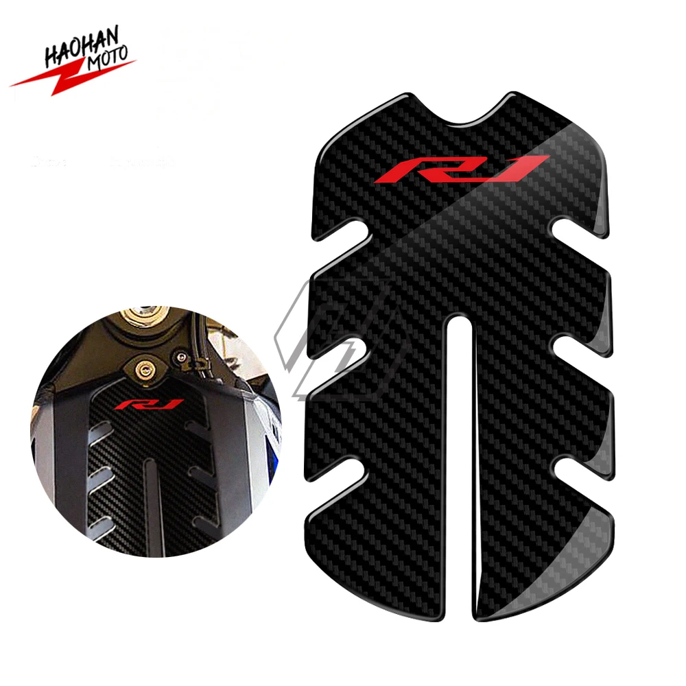 For Yamaha YZF-R1 R1 2015-2017 3D Motorcycle Front Gas Fuel Tank Cover Protector Tank Pad