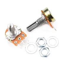 5 Pack Stereo Potentiometers 15mm Shaft #3