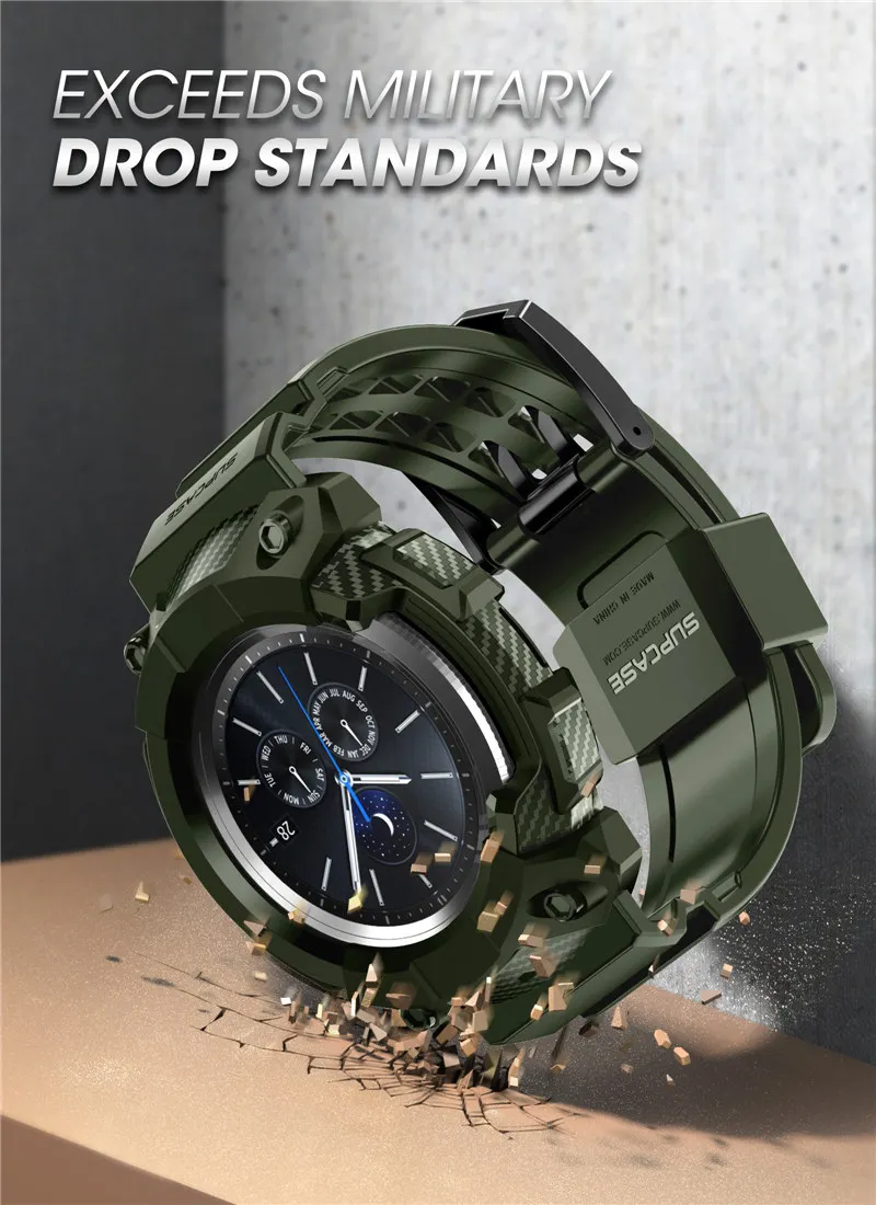 For Samsung Galaxy Watch 3 Case 45mm (2020) SUPCASE UB Pro Rugged Protective Cover with Strap Bands For Samsung Galaxy Watch 3