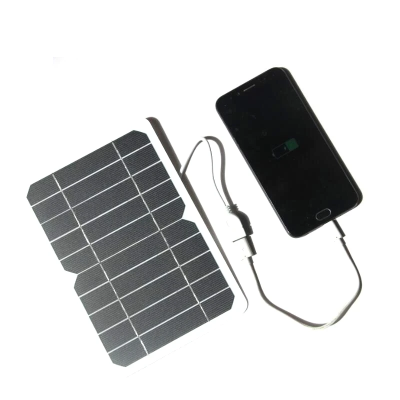 

BUHESHUI 5W 5BV Solar Panel Charger For Mobile Power Bank Polycrystalline Solar Cell Solar Panel USB Charger 10pcs/ot