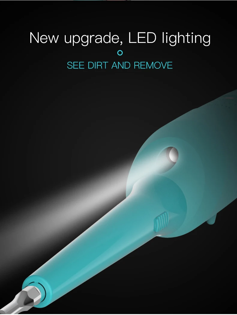 Irrigatore orale sonico elettrico Scaler dentale calcolo del dente rimozione del tartaro gengive sane dentista impermeabile sbiancamento dei denti detergente