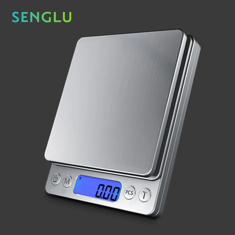 

500g/3Kg 0.01g/0.1g Mini Digital Jewelry Scale Electronic Balance Food Kitchen Scale Pocket Weight scale