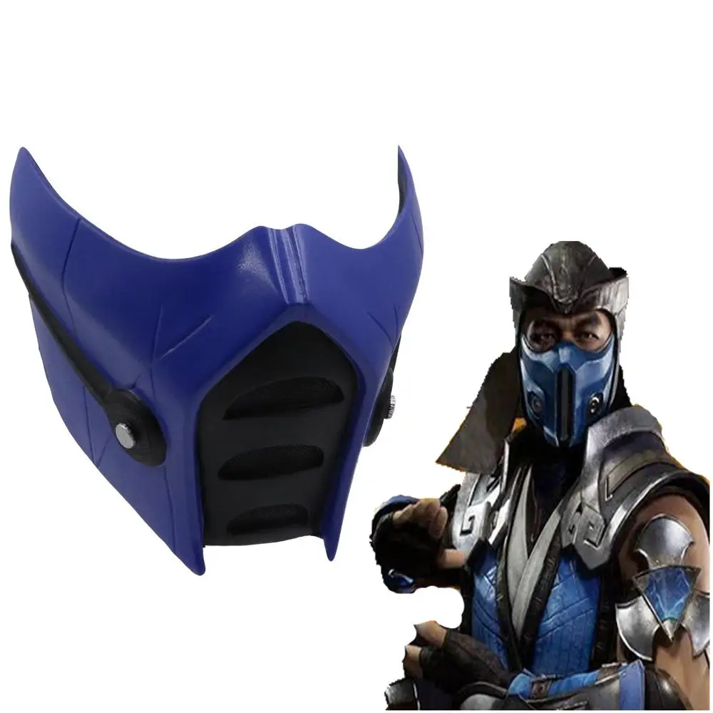 

Game Mortal Kombat Resin Cosplay Masks MK Scorpion Face Sub-Zero Mask Masker Unisex Halloween Party Cosplay Props