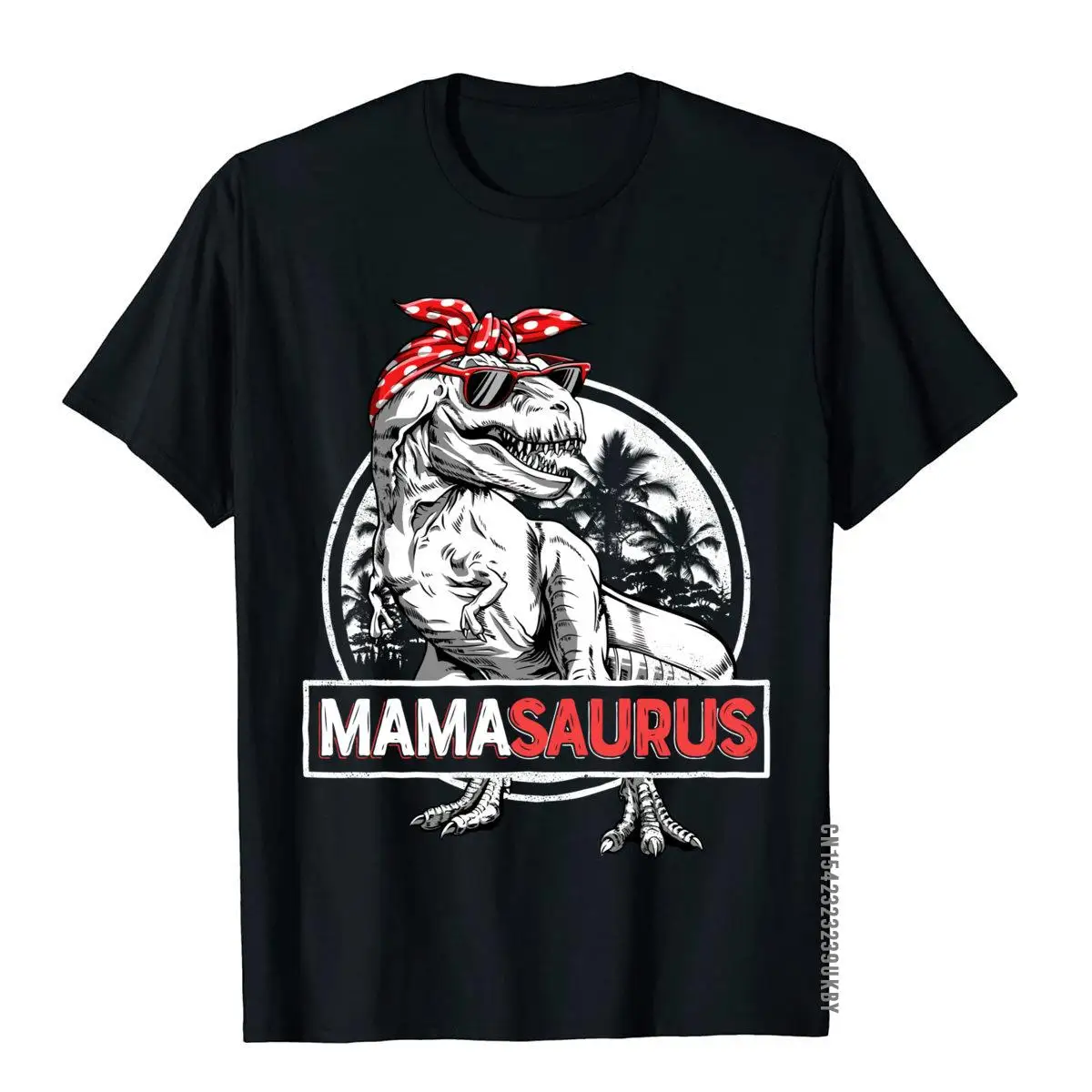 Mamasaurus T-Rex Dinosaur Funny Mama Saurus Family Matching Cotton Male T Shirt Normal T-Shirts Casual Classic