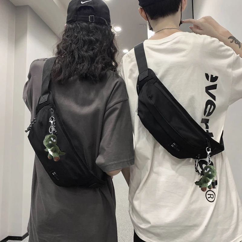 Chest bag men's messenger bag tide brand men's diagonal men's shoulder bag ins tide bag student sports backpack waist bag women