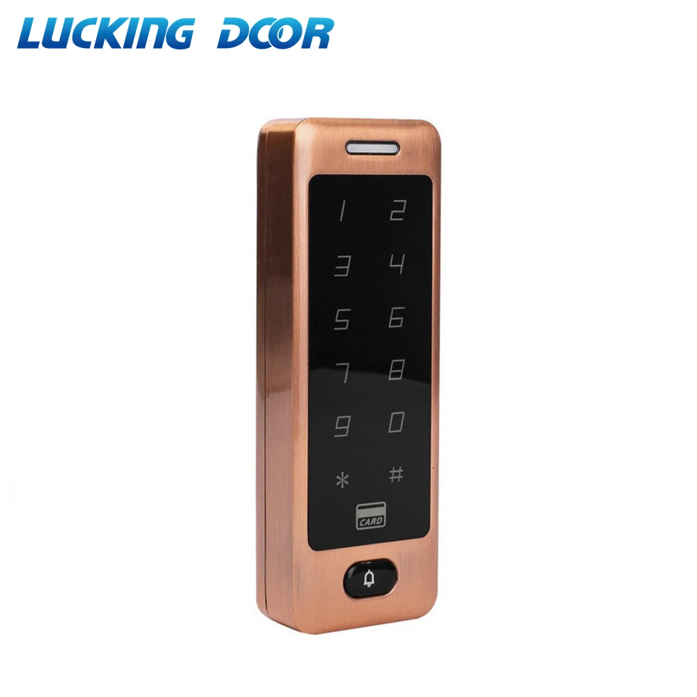 

Electronic Door Lock Electric Touch Metal RFID Gate Opener Smart Keypad Reader 125khz ID Card Door Access Control