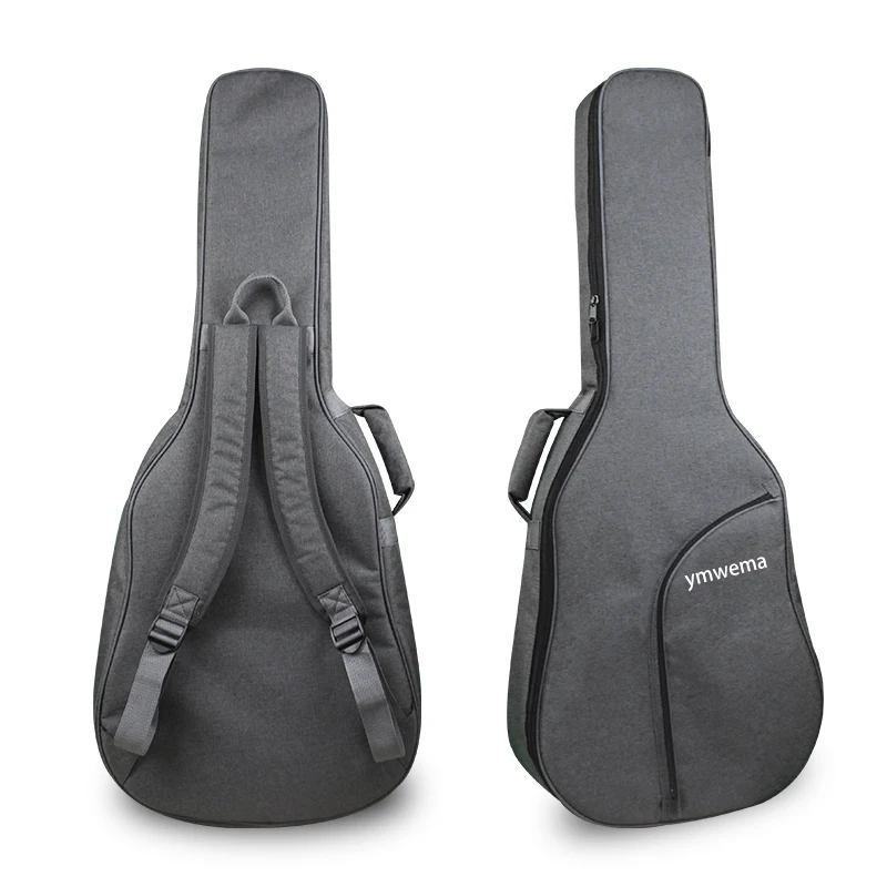 Imagem -02 - Impermeável Oxford Tecido Acoustic Guitar Bolsa Alças Duplas Mochila Acolchoada 900d mm 12 mm Algodão 36 41