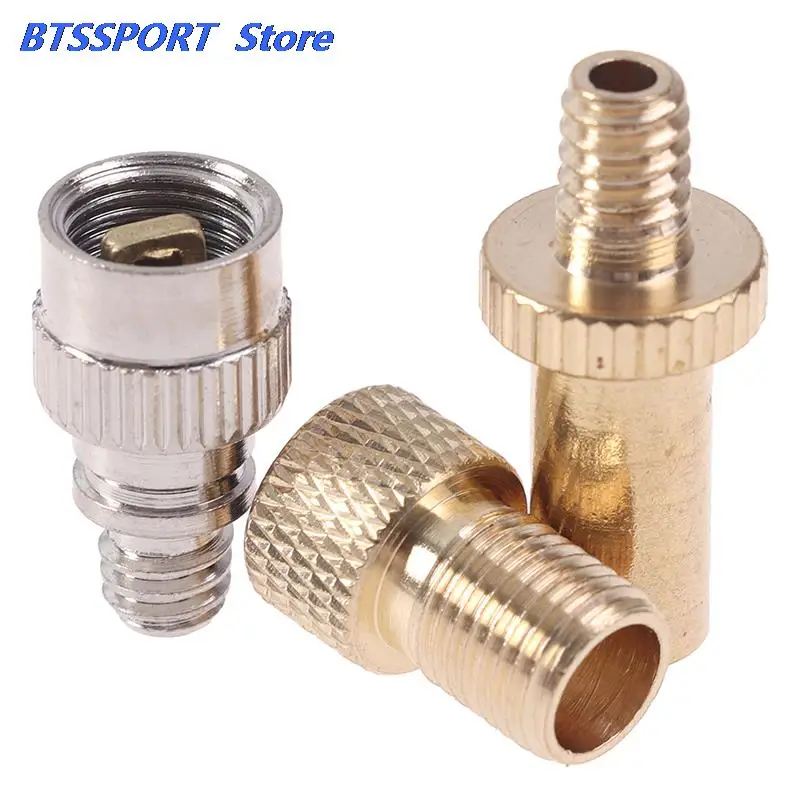 New 3pcs High Quality Bike Bicycle Presta to Schrader Valve Adapters Valve Extension Pump Tools