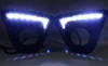 안개등 구멍이 있는 LED 자동차 drl 주간 주행등, 마쓰다 cx-5 cx5 cx 5 2012 2013 2014 2015 2016, 12V, 2 개 4