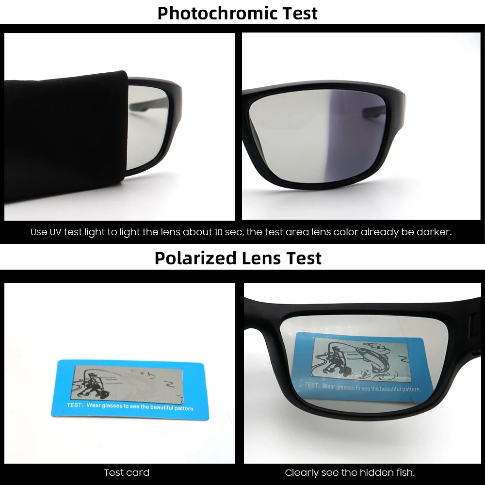 2025 Photochromic Men Cycling Sunglasses Sports Color Changing Polarized Outdoor Goggle Bike Women Cycling Glasses